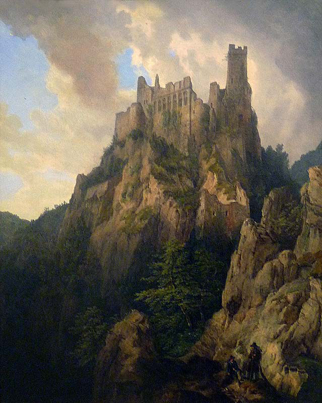 The Castle of Saint-Ulrich Ribeauville Alsace